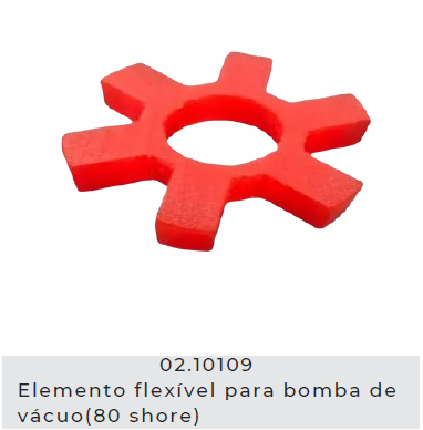 ELEMENTO FLEXIVEL PARA BOMBA DE VÁCUO