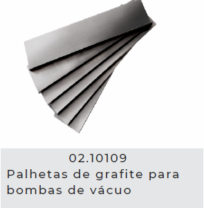 PALHETAS DE GRAFITE PARA BOMBAS DE VÁCUO
